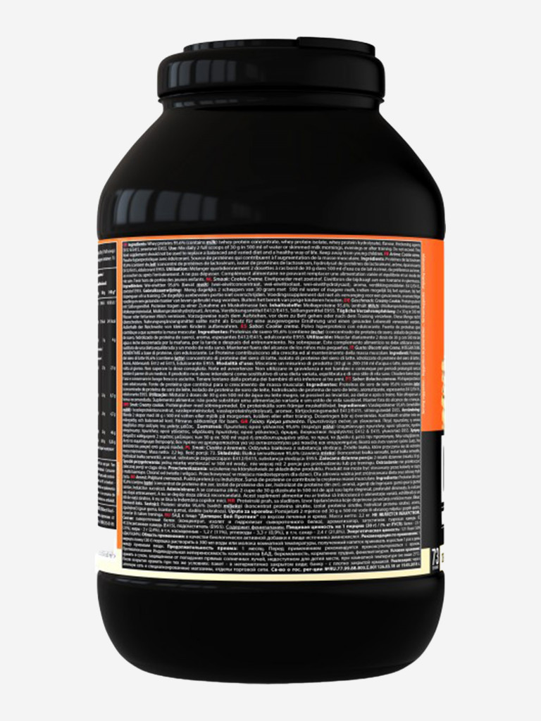 Сывороточный протеин для набора мышечной массы, для похудения, QNT Delicious Whey Protein Powder 2,2 kg Creamy Cookie