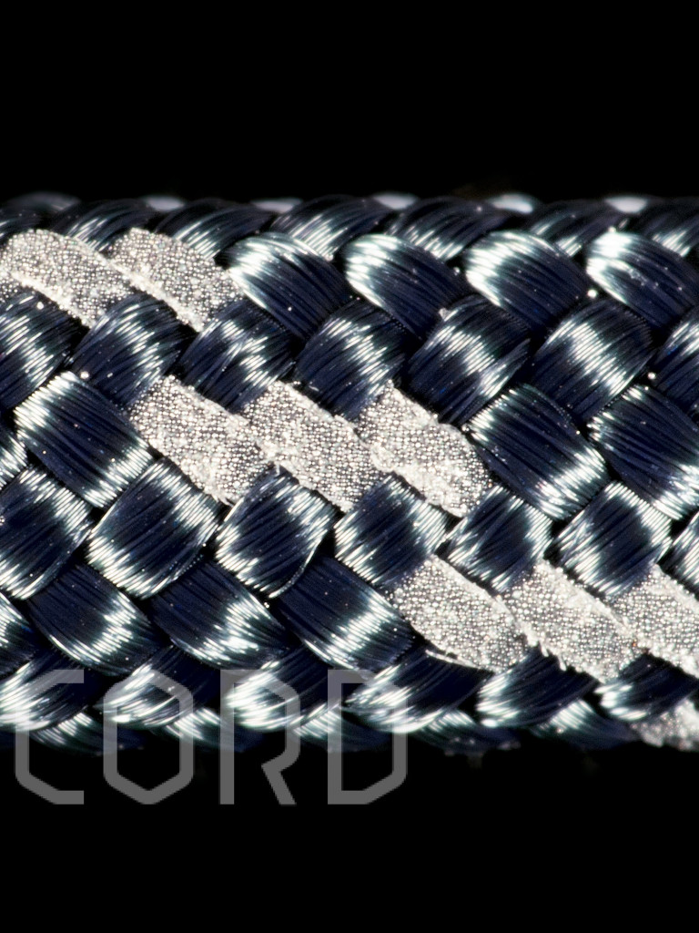 Паракорд 550 CORD nylon 30м RUS световозвращающий (dark navy)