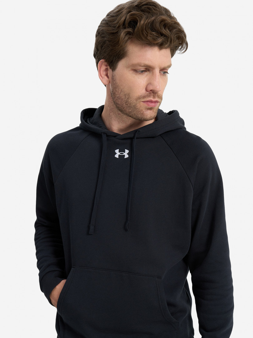 Джемпер флисовый мужской Under Armour Rival Fleece 30670370299 Черный, размер 46, 48,48, 50,50, 52,52, 54, фото 1