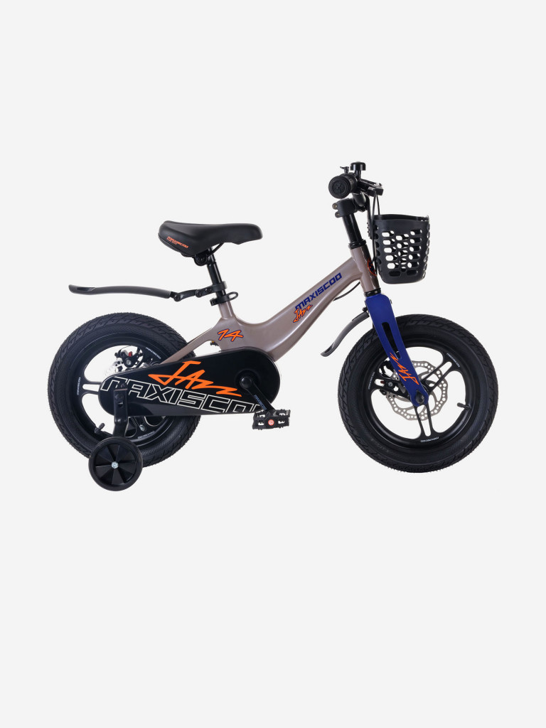 Велосипед Детский Maxiscoo JAZZ Pro 14'' Серый Жемчуг (2024)