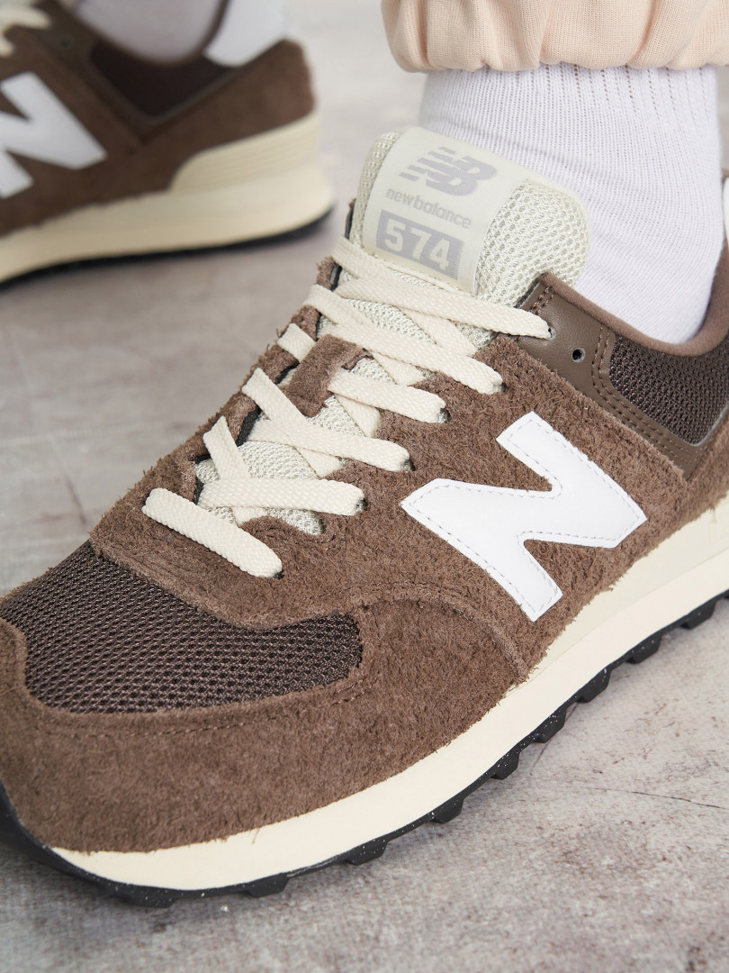 Кроссовки женские New Balance 574 30896650299 Коричневый, размер 34,39,38.5,36.5,37,37.5,34.5,35,36, фото 9