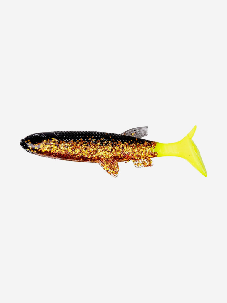Мягкая приманка Helios Nelma, 3,15'' / 8 см, Black Sparkles LT, 100 шт (HS-26/1-033-N)