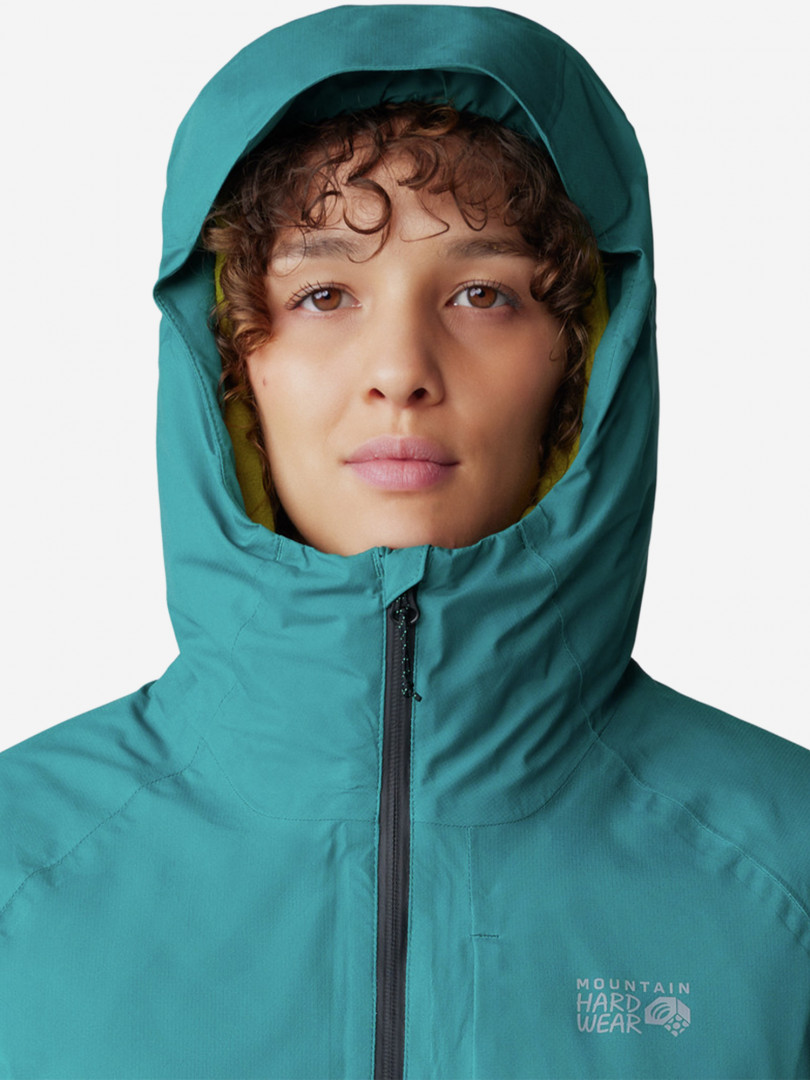 фото Куртка утепленная женская mountain hardwear stretch ozonic, голубой