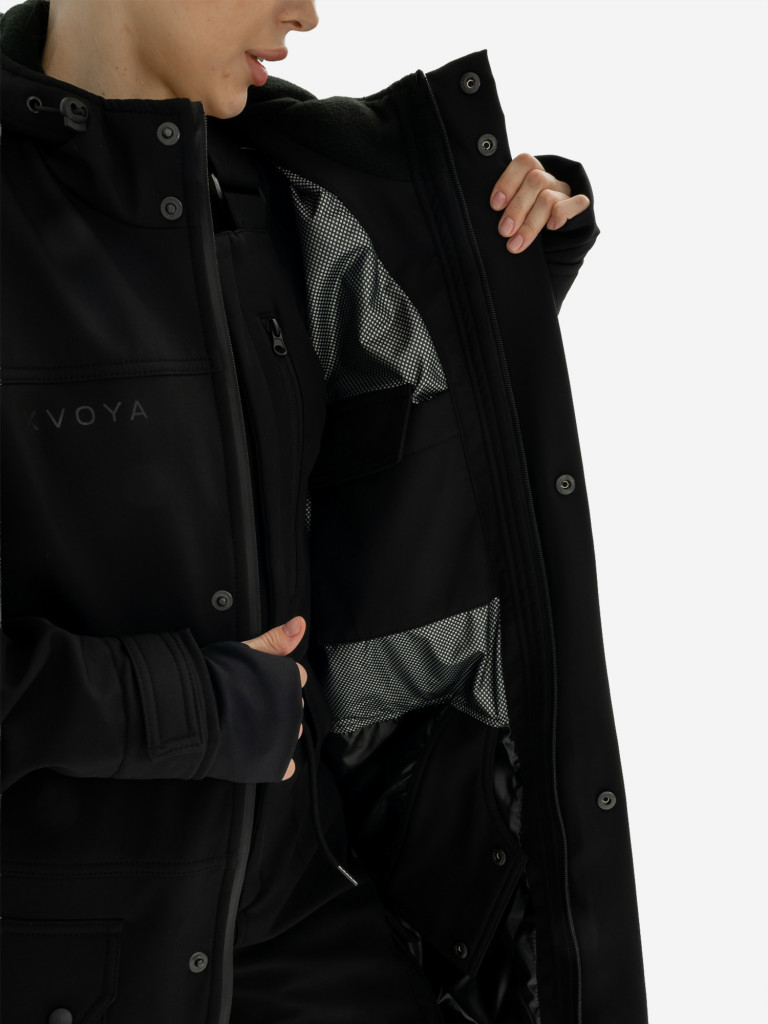 Куртка горнолыжная XVOYA HEAT PLUS черная