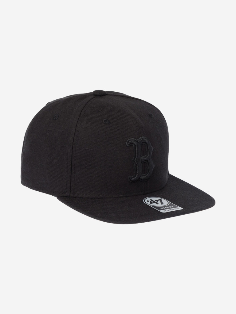 Бейсболка с прямым козырьком 47 BRAND B-NSHOT02WBP-BKBK Boston Red Sox MLB