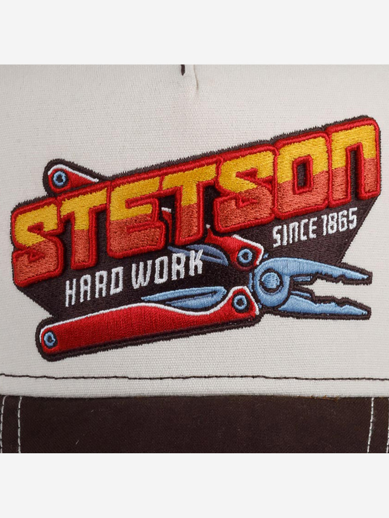 Бейсболка с сеточкой STETSON 7751188 TRUCKER CAP HARD WORK