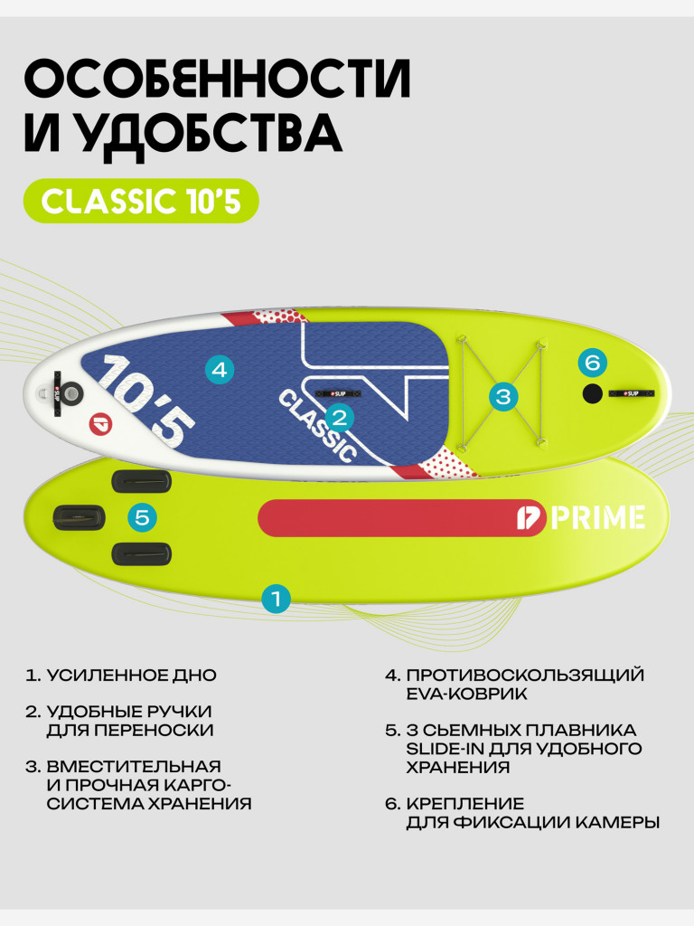 Сапборд PRIME - CLASSIC 10'5