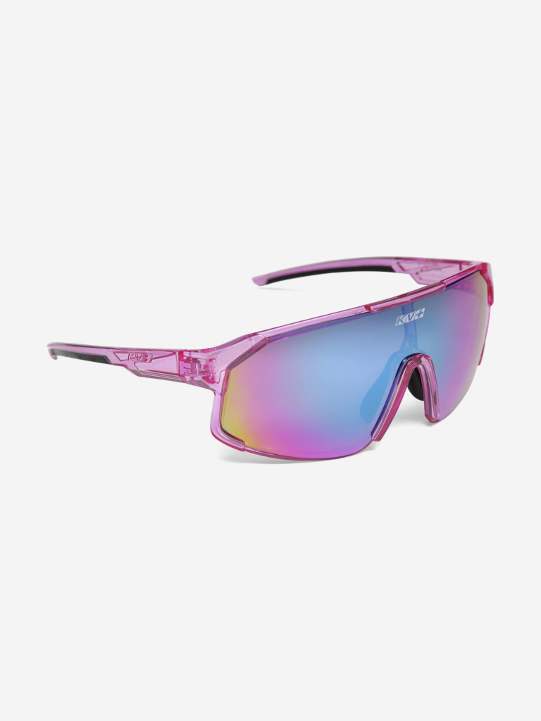 Очки спортивные солнцезащитные KV+ ALPHA glasses pink crystal/peach red, SG15.12