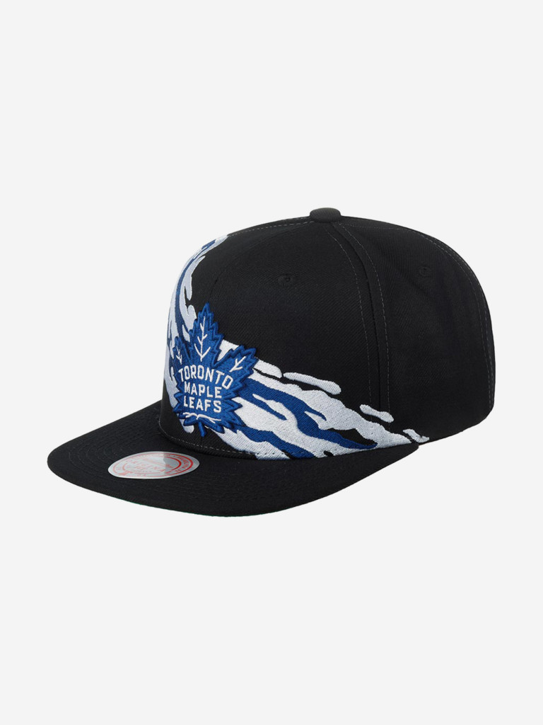 Бейсболка с прямым козырьком MITCHELL NESS 6HSSSH22087-TMLBLCK Toronto Maple Leafs NHL
