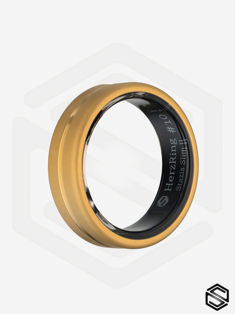 Тонкое Умное кольцо HerzRing с Анализатором крови, давлением и глюкозой Stazis Slim 2 №10