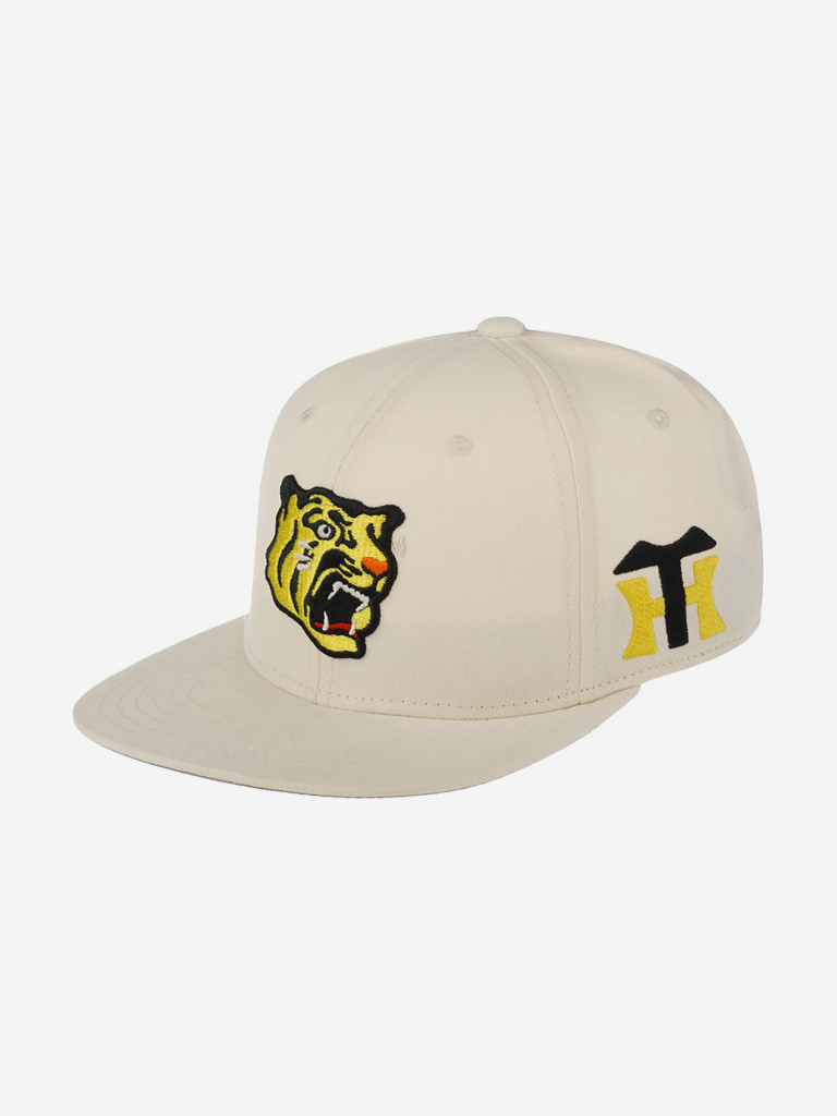 Бейсболка с прямым козырьком AMERICAN NEEDLE 22011A-HTI Hanshin Tigers Blockhead NPL (белый)
