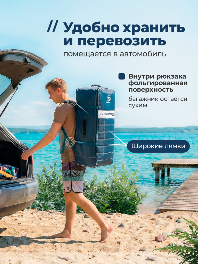 Сап доска надувная Gladiator OR10.6