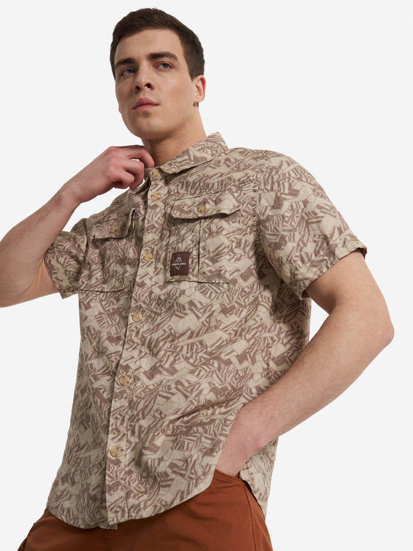 Рубашка с коротким рукавом мужская Cordillero Бежевый 2499₽