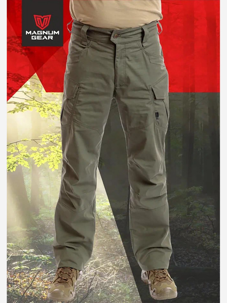 Брюки для рыбалки мужские MAGNUM GEAR FLAGMAN олива