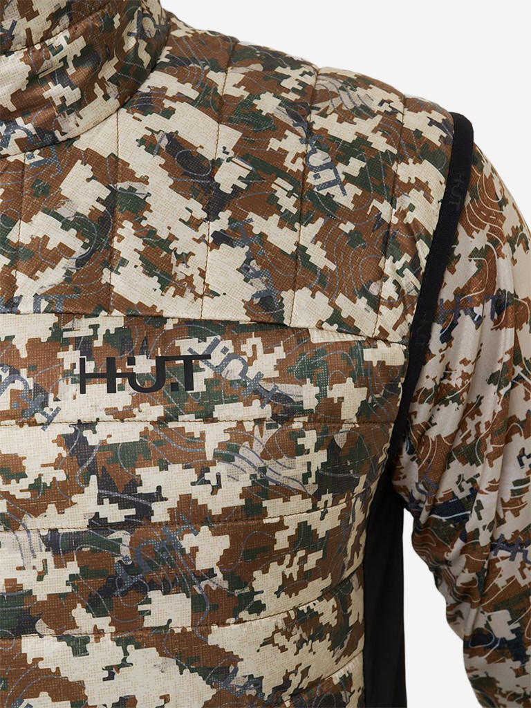 Жилет HUT SPIKE мужской для охоты и рыбалки, камуфляж