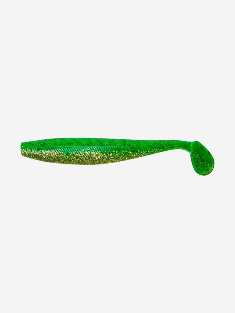 Мягкая приманка Helios Trofey, 5,5'' / 14 см, Green Peas, 4 шт (HS-25-051)