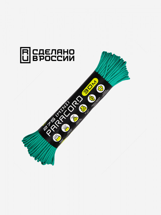 Паракорд 275 (мини) CORD nylon 30м RUS (emerald green)
