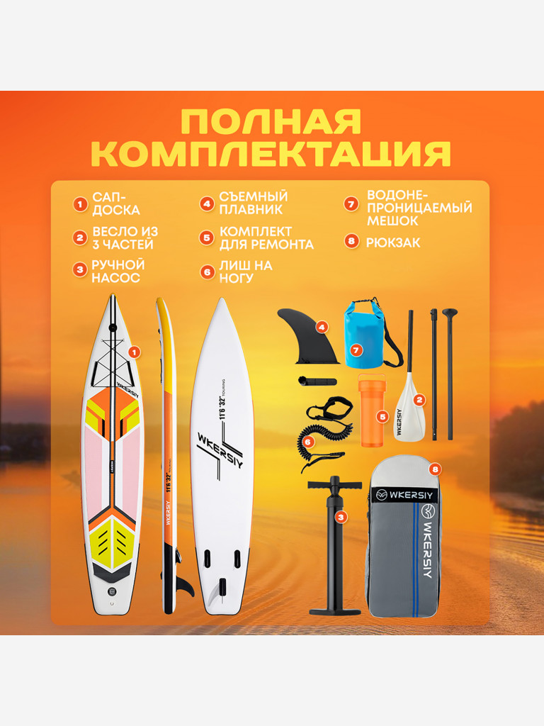 Сапборд надувной Nonstopika JS Wkersiy Touring