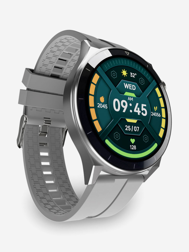 Умные наручные смарт часы CGWatch Round, фитнес браслет для женщин и мужчин CaseGuru