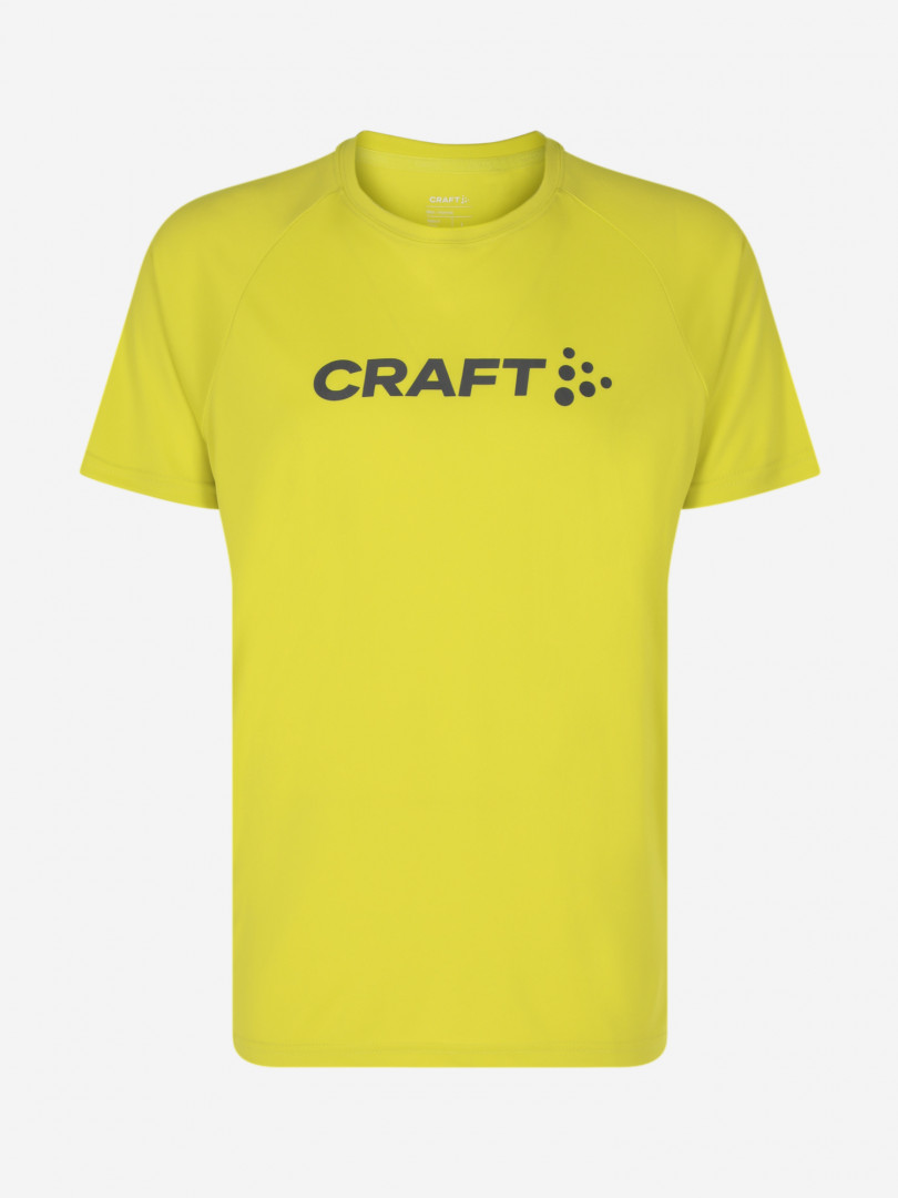 фото Футболка мужская craft core essence logo, желтый