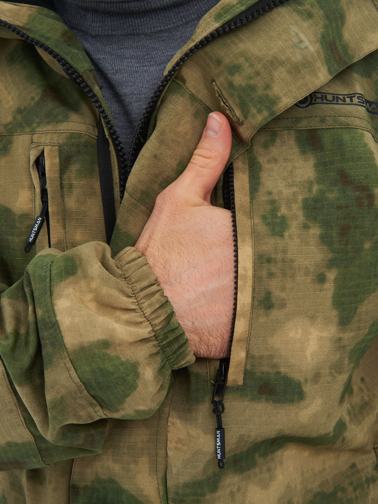 Костюм мужской Huntsman Горка-5 демисезонный ветровлагозащитный из смесовой ткани рипстоп для охоты и рыбалки