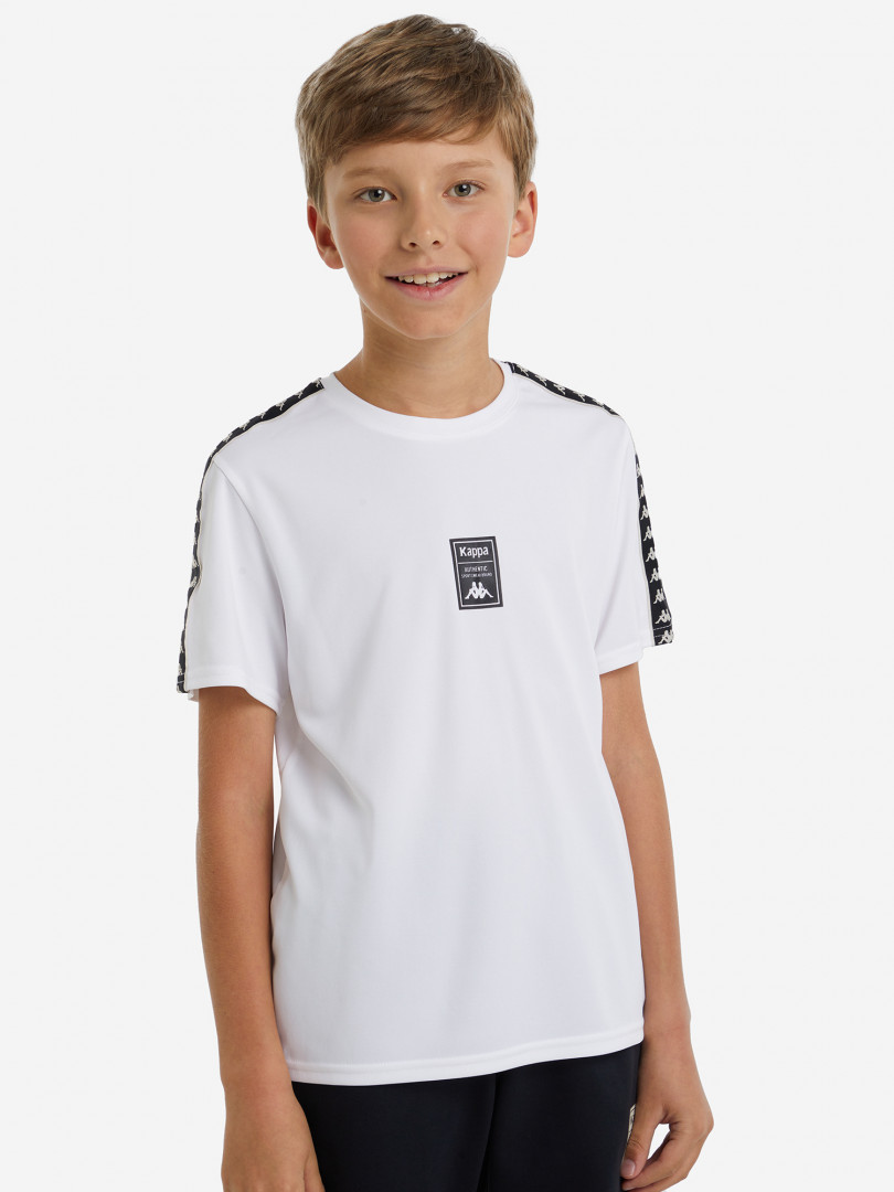 фото Футболка для мальчиков kappa, белый