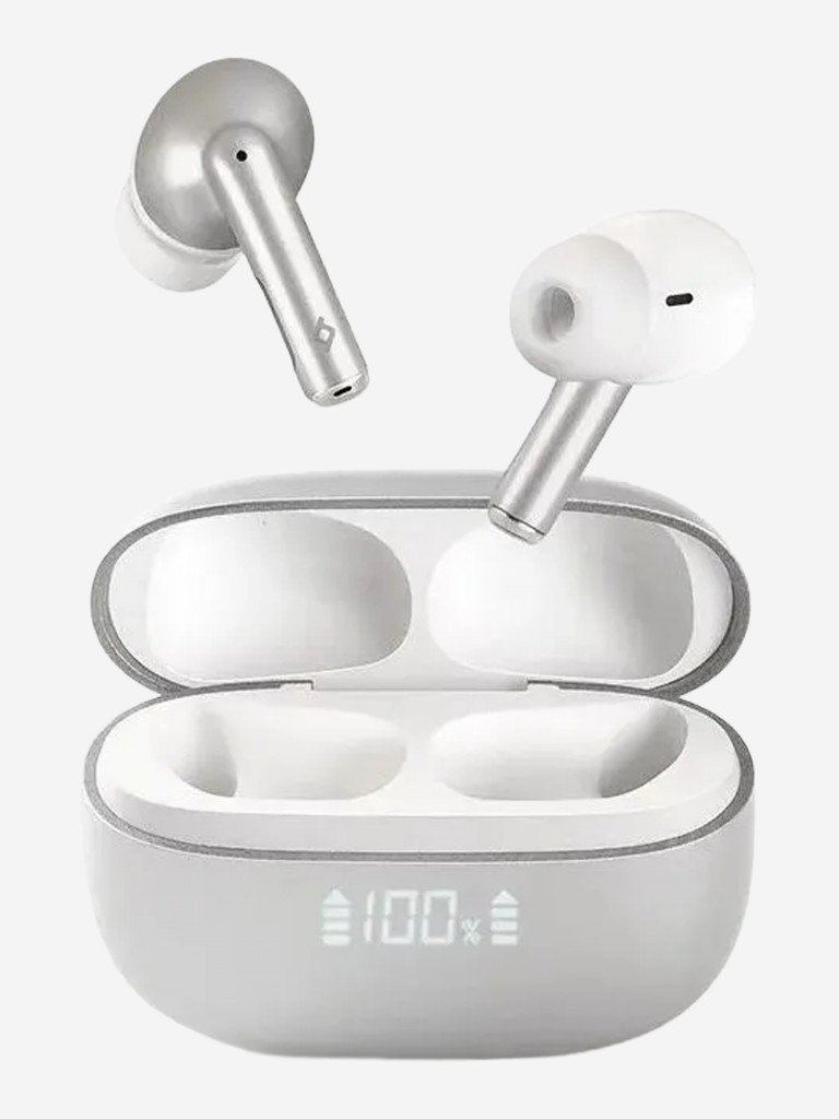 Наушники беспроводные TTEC AirBeat Pro ANC LCD TWS Bluetooth Headset. Цвет: серый