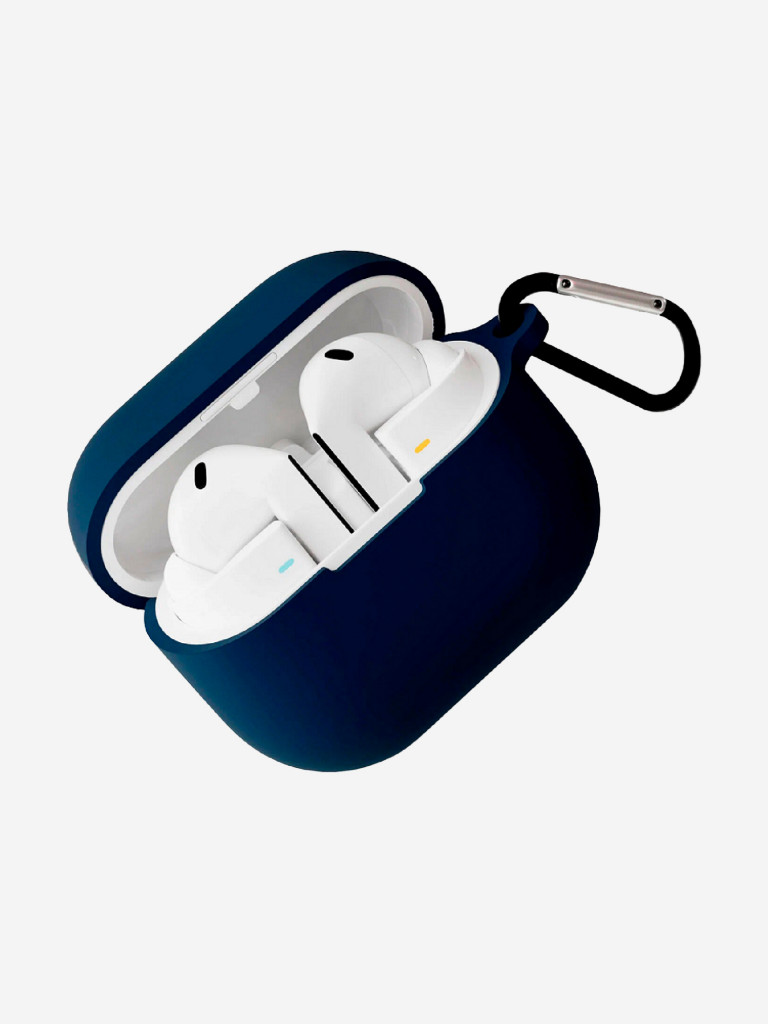 Чехол силиконовый VLP Charm Case для Samsung Galaxy Buds3/3Pro, темно-синий 4023