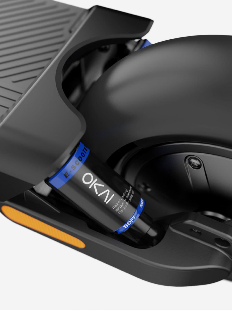 Электросамокат OKAI ES40 NEON Ultra, 1000W, гидроизоляция, полная амортизационная подвеска