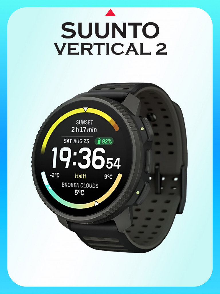 Часы Suunto Vertical 2 Titanium Black, черные