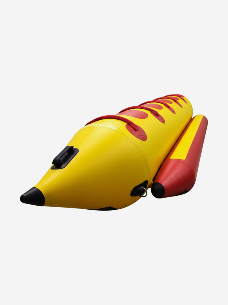 Банан для катания на воде для гидроцикла и снегохода по снегу надувной 5 мест желтый