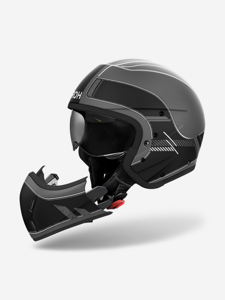 Мотошлем Airoh J110 RASTER Black Matt