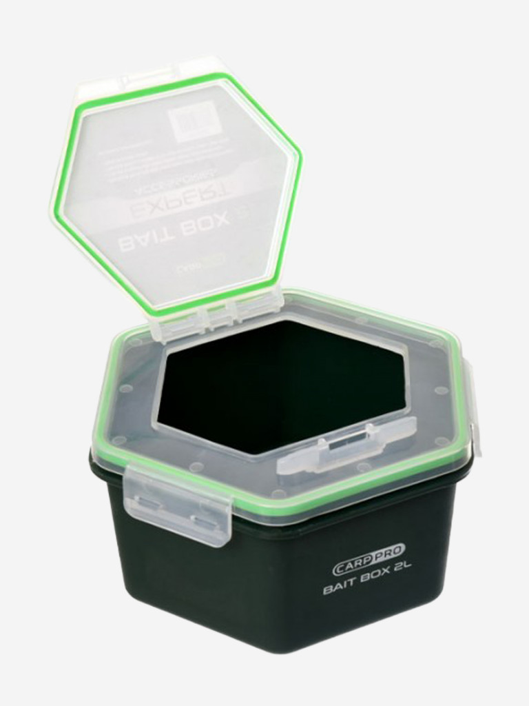Контейнер для прикормки CARP PRO 2л с крышкой без отверствий