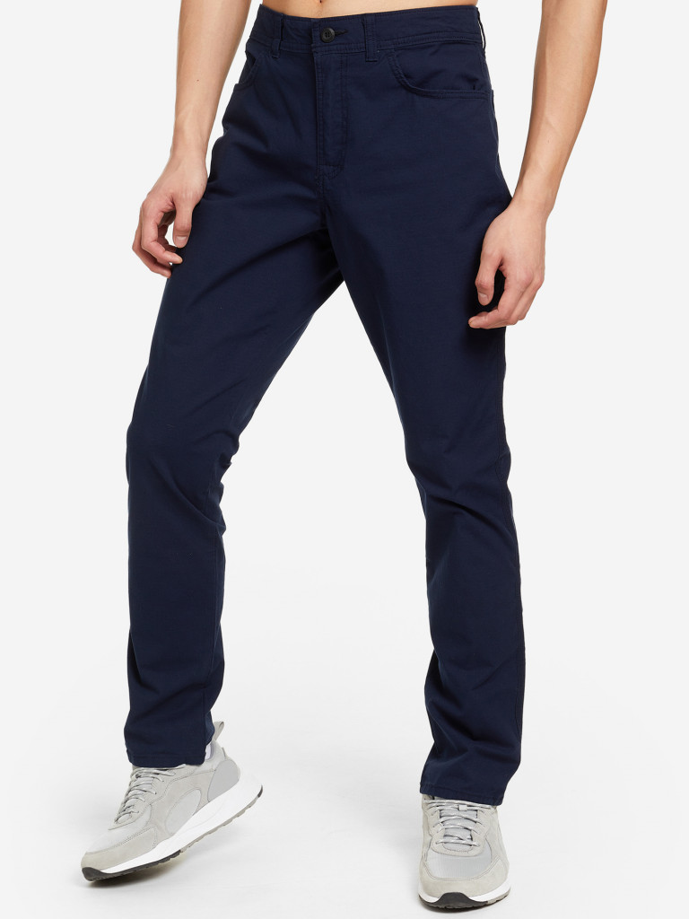 Брюки мужские Columbia Wallowa 5 Pocket Pant синий цвет — купить за 2749  руб. со скидкой 50 %, отзывы в интернет-магазине Спортмастер