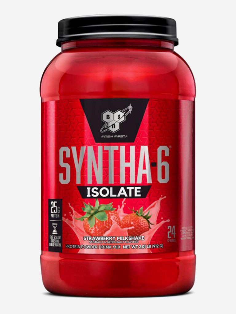 Протеин BSN Syntha-6 Isolate, 912, Клубничный молочный коктейль