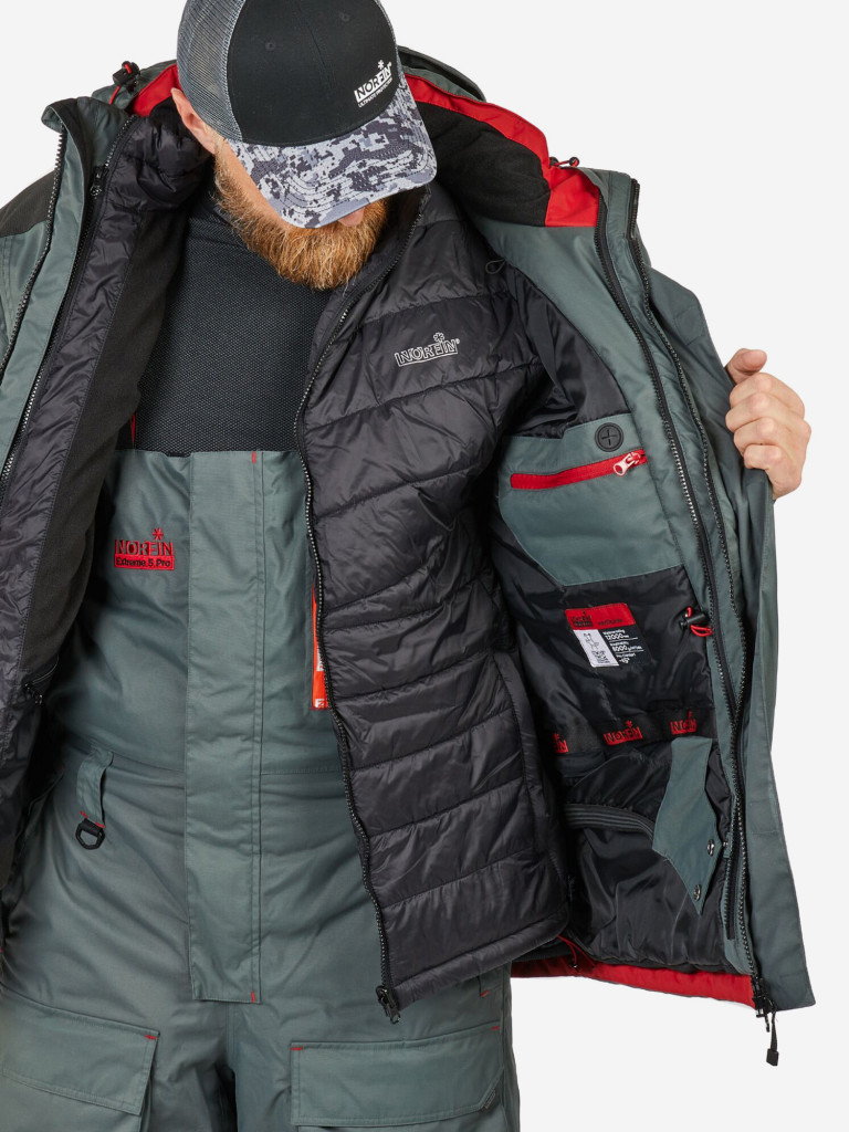 Костюм зимний Norfin EXTREME 5 PRO (куртка+полукомбинезон) для рыбалки и охоты