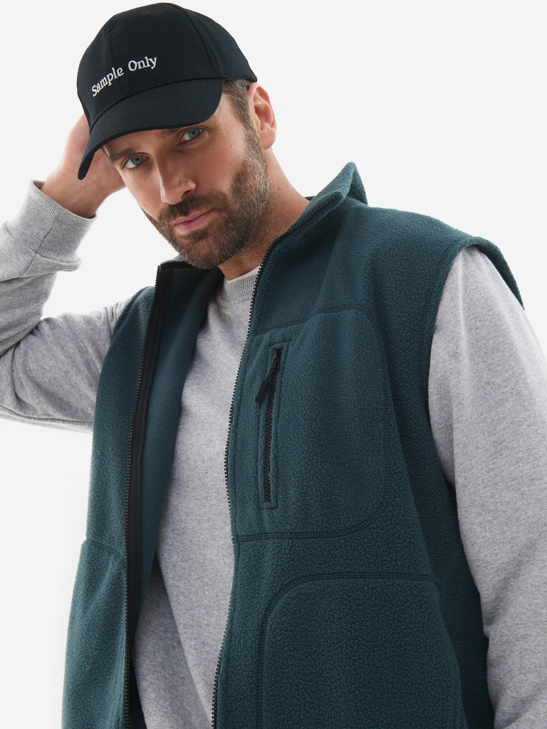 Жилет мужской oversize PointHit безрукавка из шерпы