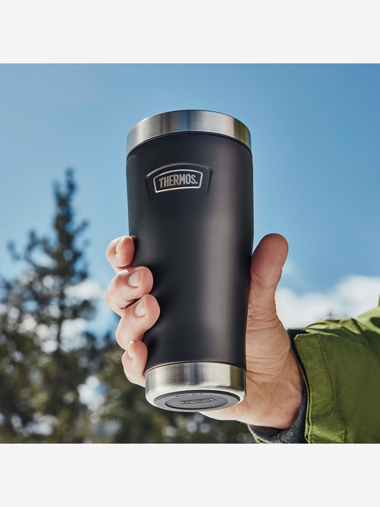 Термокружка для кофе 470 мл THERMOS ICON-101 чёрная