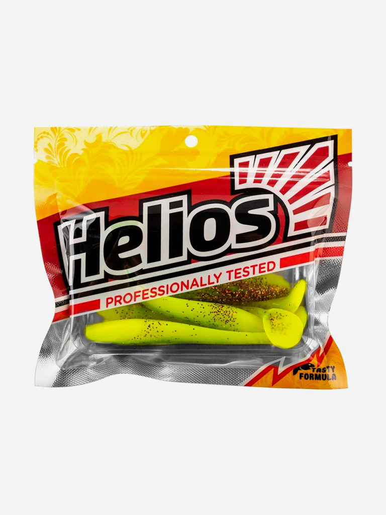 Мягкая приманка Helios Zander, 4'' / 10,2 см, Golden Lime, 5 шт (HS-36-048)