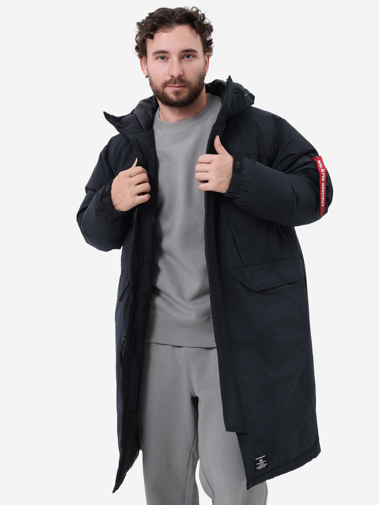 Парка длинная зимняя мужская Seal Long Puffer Parka Alpha Industries