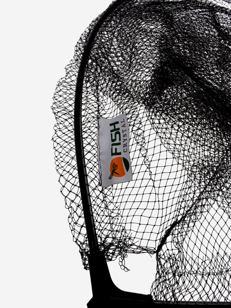 Голова для подсачека сетка чёрная леска, ячейка 7 мм, рамка алюминий