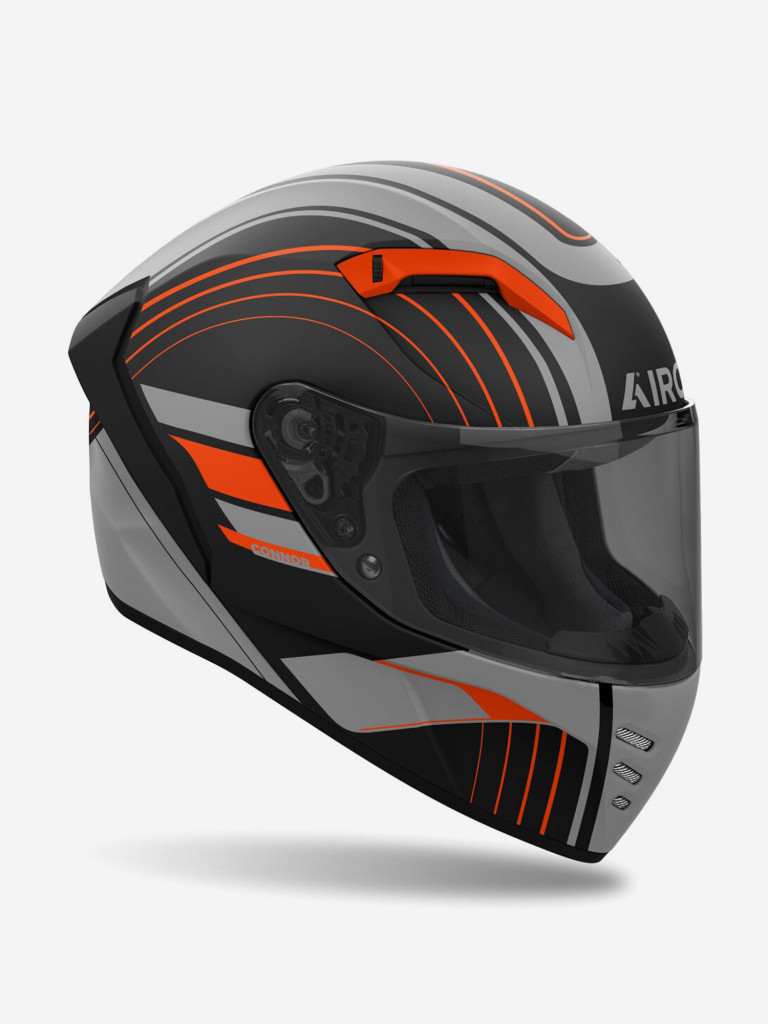 Мотошлем интеграл Airoh CONNOR ACHIEVE Orange Matt