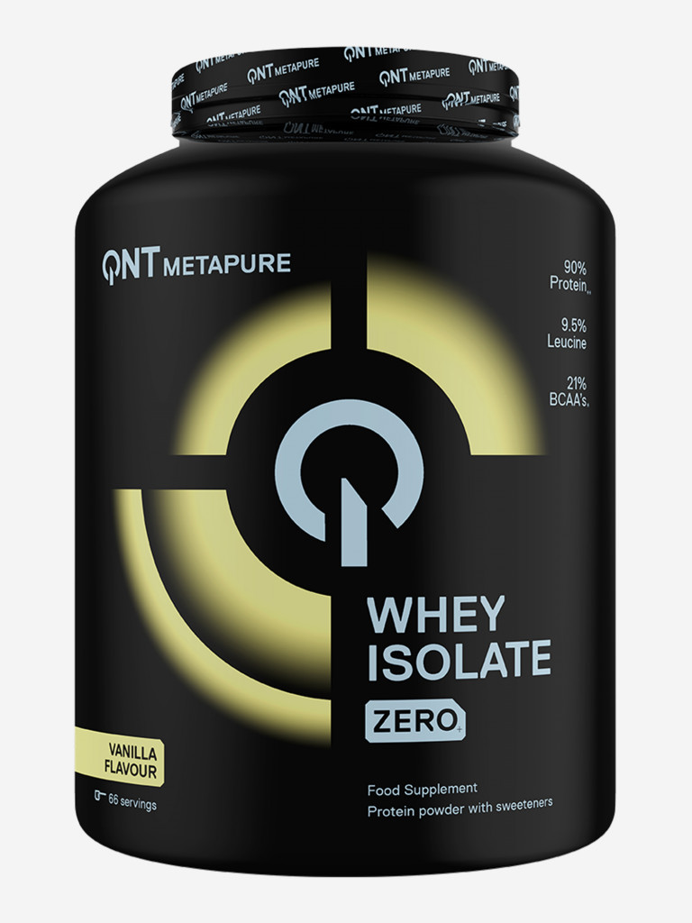 Изолят сывороточного протеина без лактозы QNT Metapure Whey Isolate Zero 2kg Vanilla