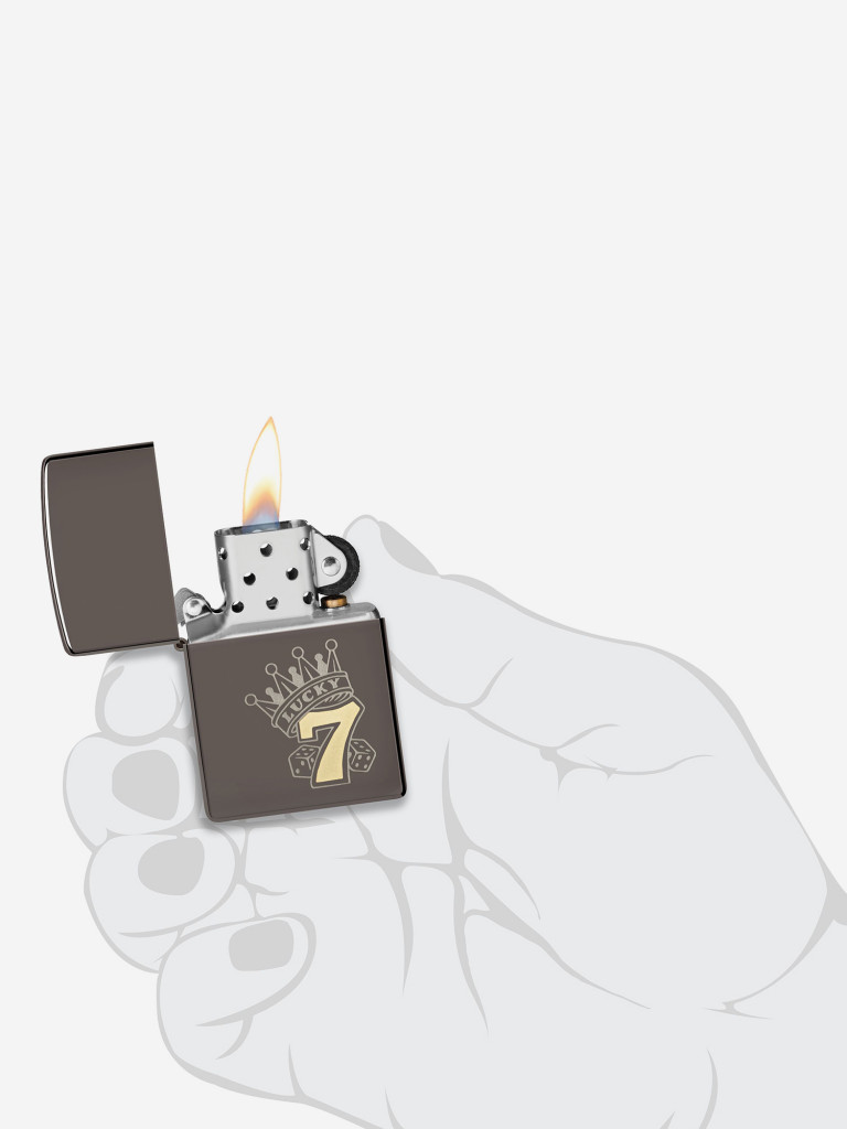 Зажигалка бензиновая ZIPPO 48913 Lucky 7