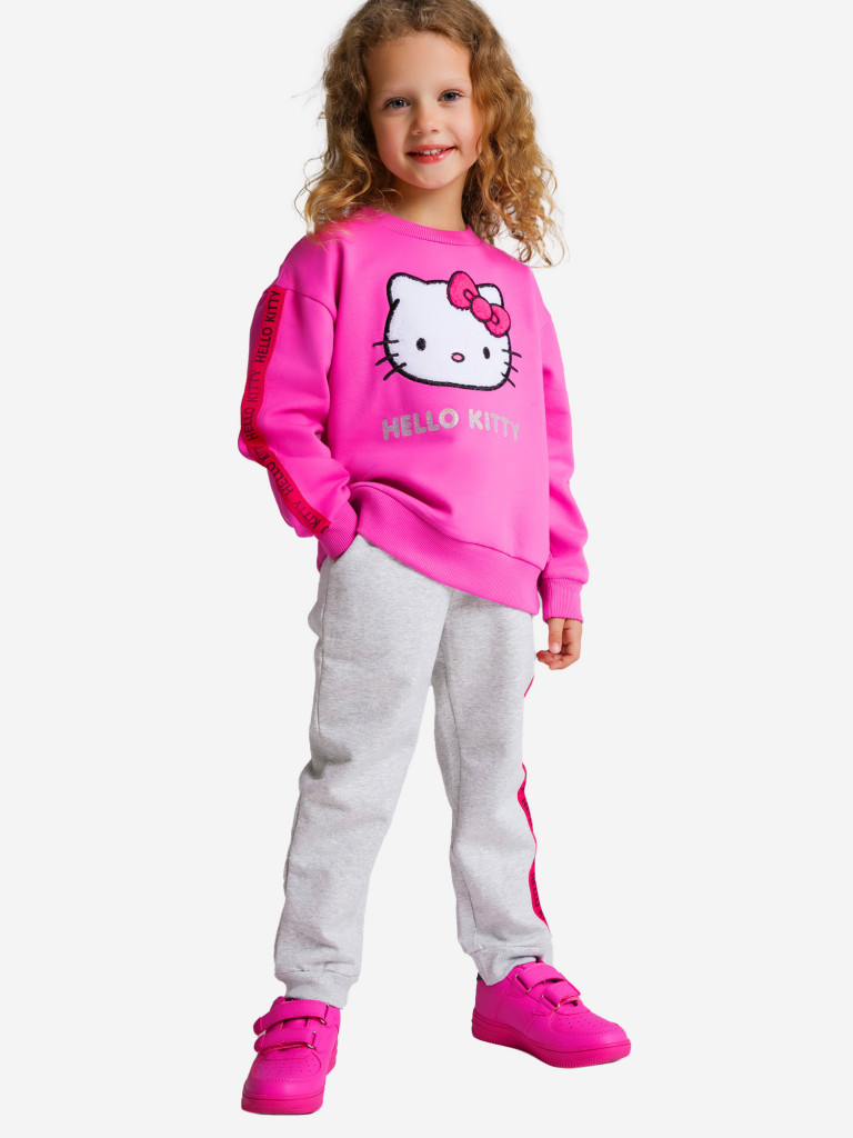 Комплект для девочки: свитшот, брюки PlayToday