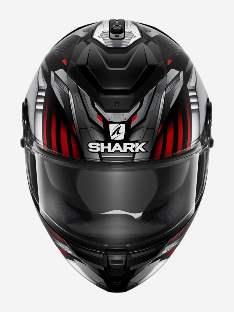 Мотошлем интеграл SHARK SPARTAN GT REPLIKAN MAT DD-Ring Chrome Silver