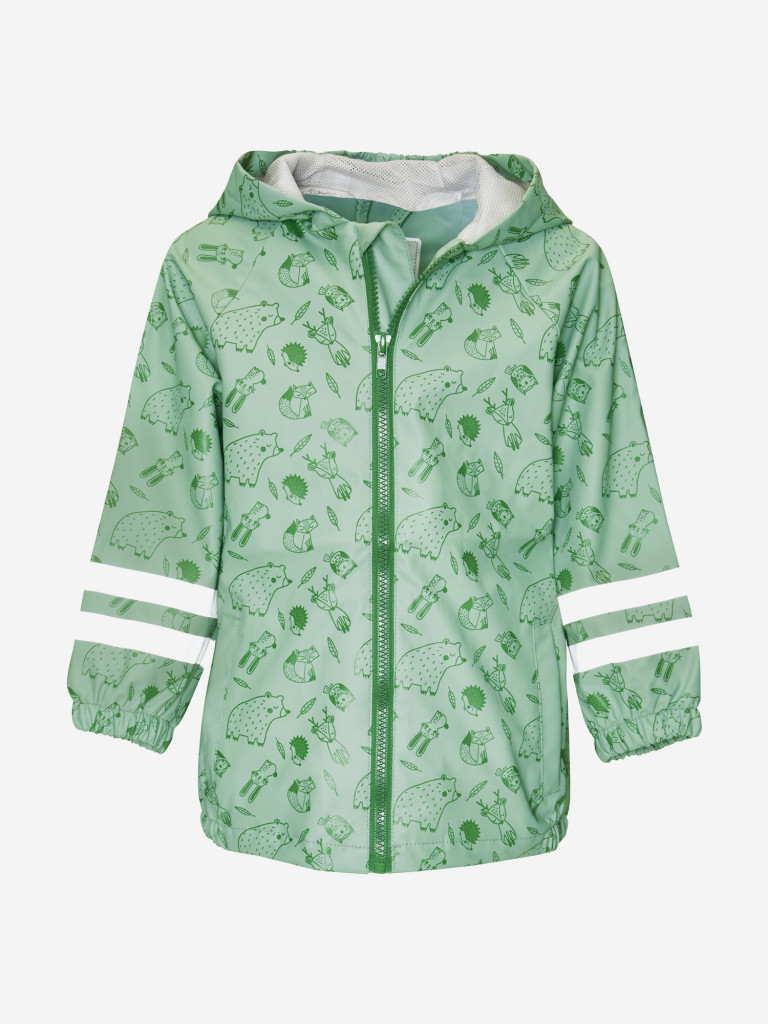 Непромокаемая детская куртка без подклада "Лесные обитатели" Playshoes