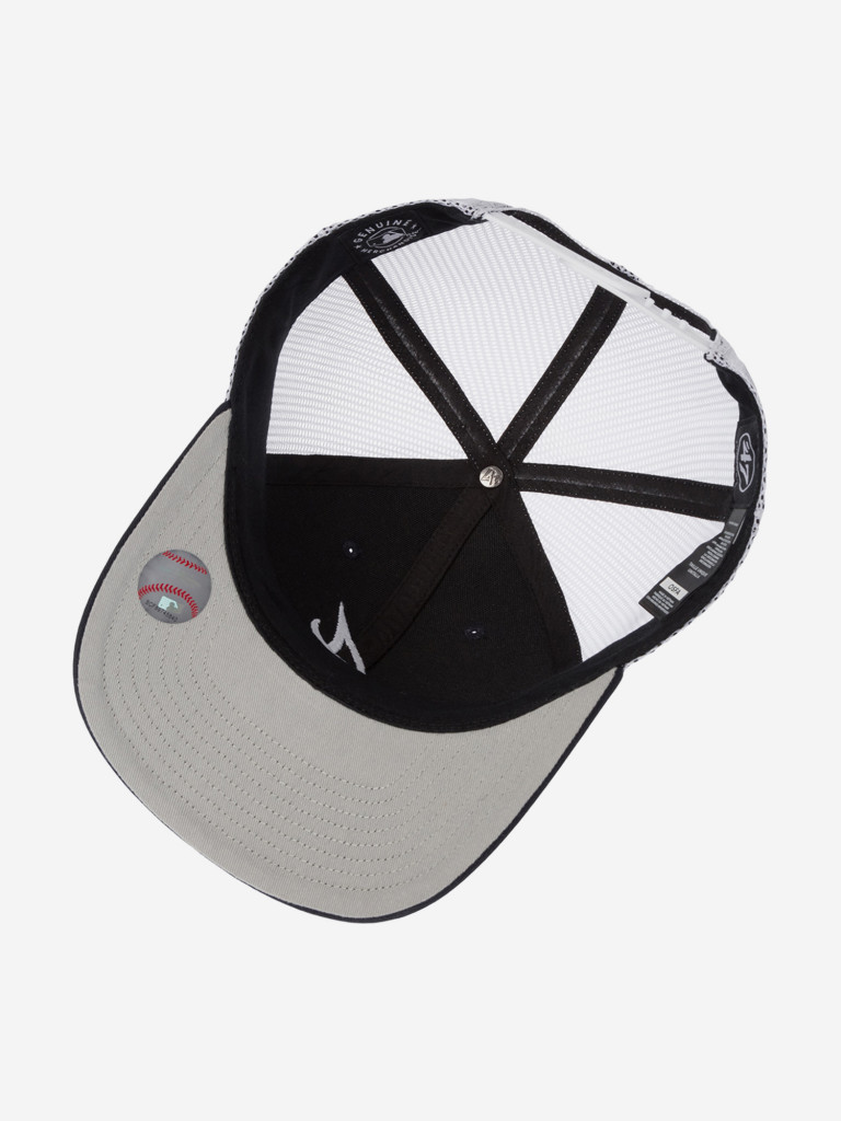 Бейсболка с сеточкой 47 BRAND B-TRUKR01CTP-NY Atlanta Braves MLB