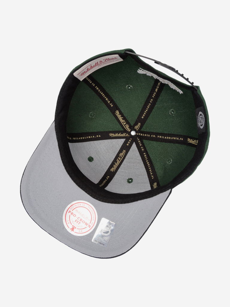 Бейсболка MITCHELL NESS HP10367-MWIGREN Minnesota Wild NHL (зеленый)