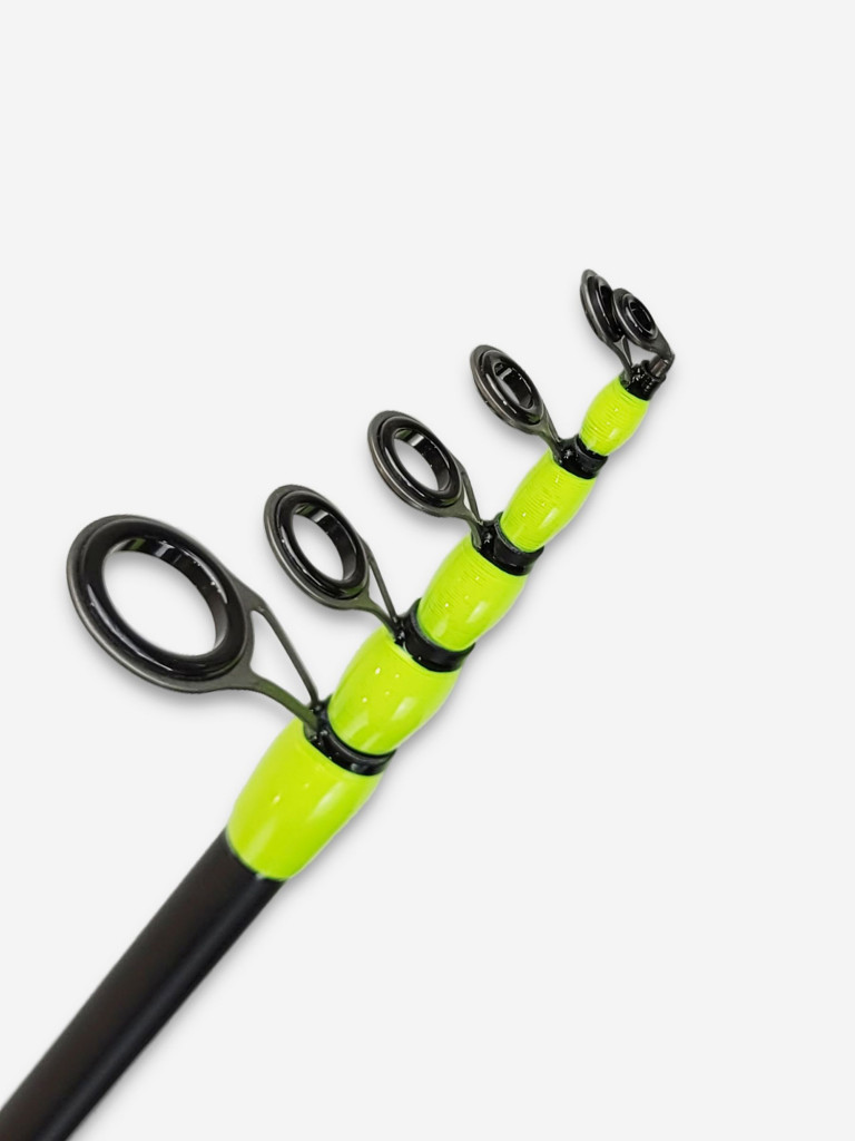 Удилище Kaida ROCK 2.40м 5-25гр, с кольцами, телескоп,154-240